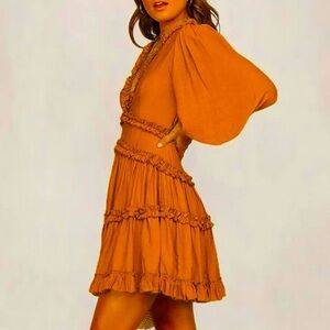 Dress summer tangerine by Palm Harbor Resort Collection